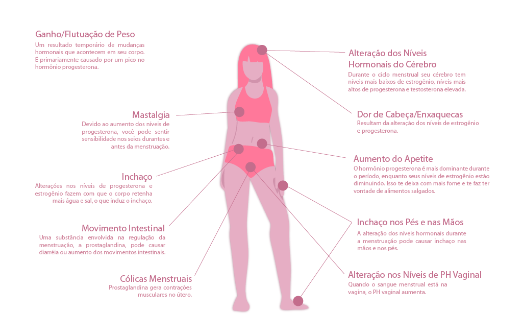 Ciclo menstrual sintomas 